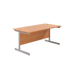 Single Upright Rectangular Desk