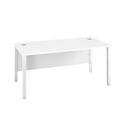 [GP1060RECWHWH] Goal Post Rectangular Desk (FSC) | 1000X600 | White/White | 